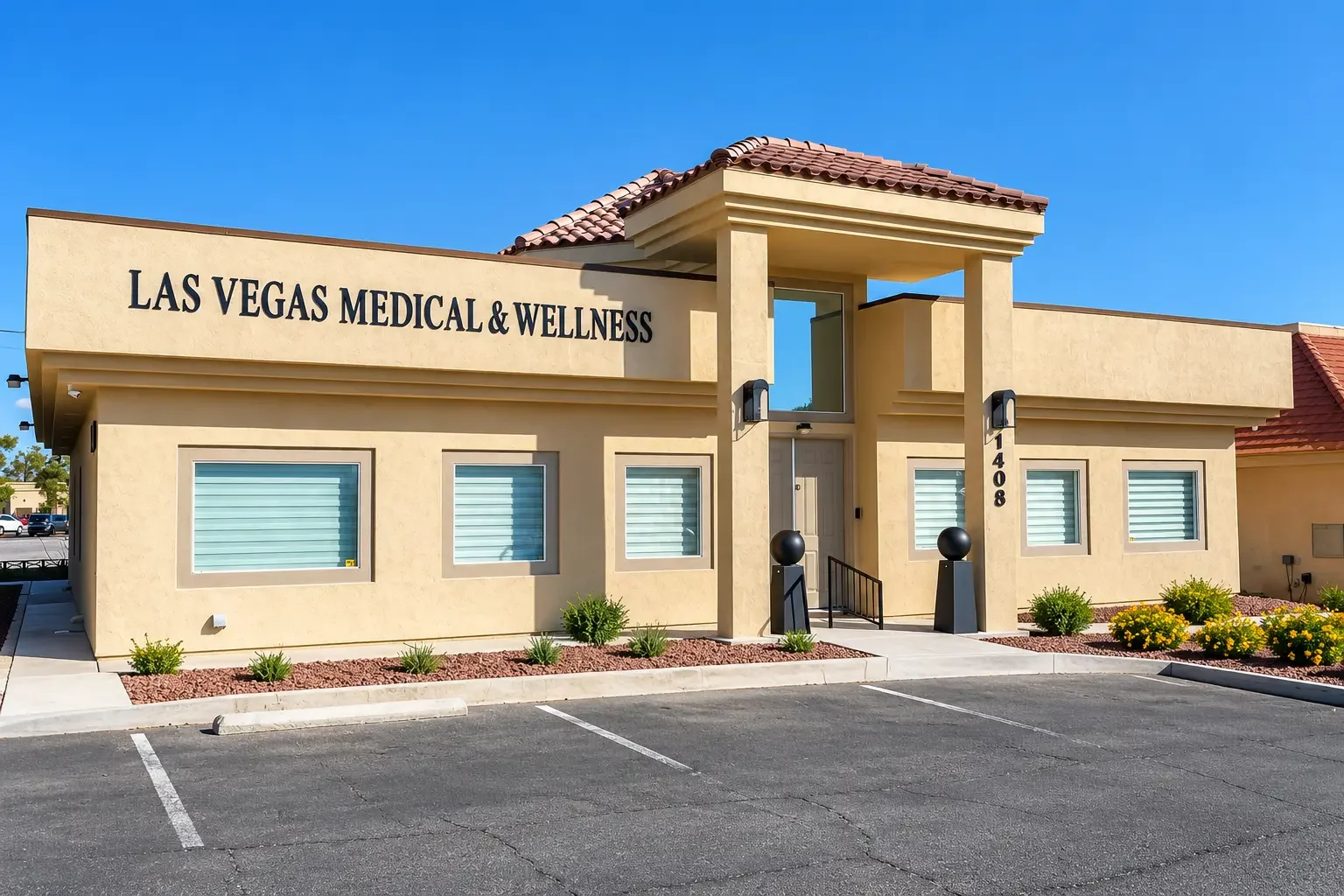 Las Vegas Medical and Wellness building at 1408 S Jones Blvd, Las Vegas, NV