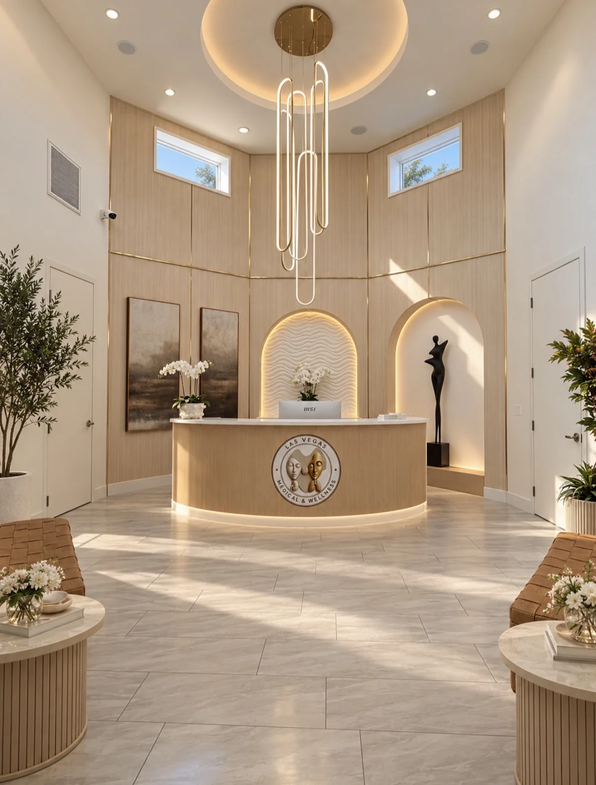 Front lobby and reception desk at Las Vegas Medical and Wellness in Las Vegas